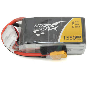 Tattu 4s LiPo Battery 45C (14.8V/1550mAh)