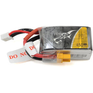 Tattu 3s LiPo Battery 75C (11.1V/450mAh)