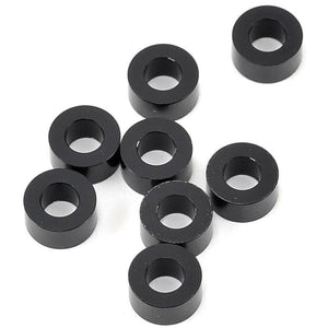 Yokomo 3x6x3.0mm Aluminum Shim (Black) (8)