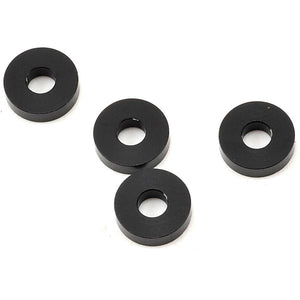 Yokomo 3x8x2mm Aluminum Spacer (Black) (4)